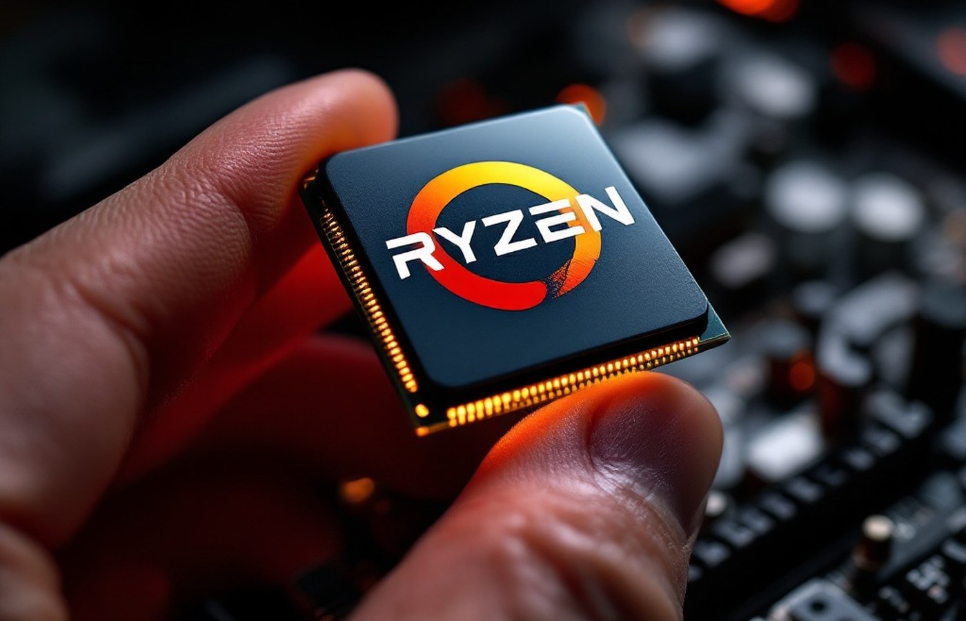 An AMD processor of the kind AMD Overdrive tunes