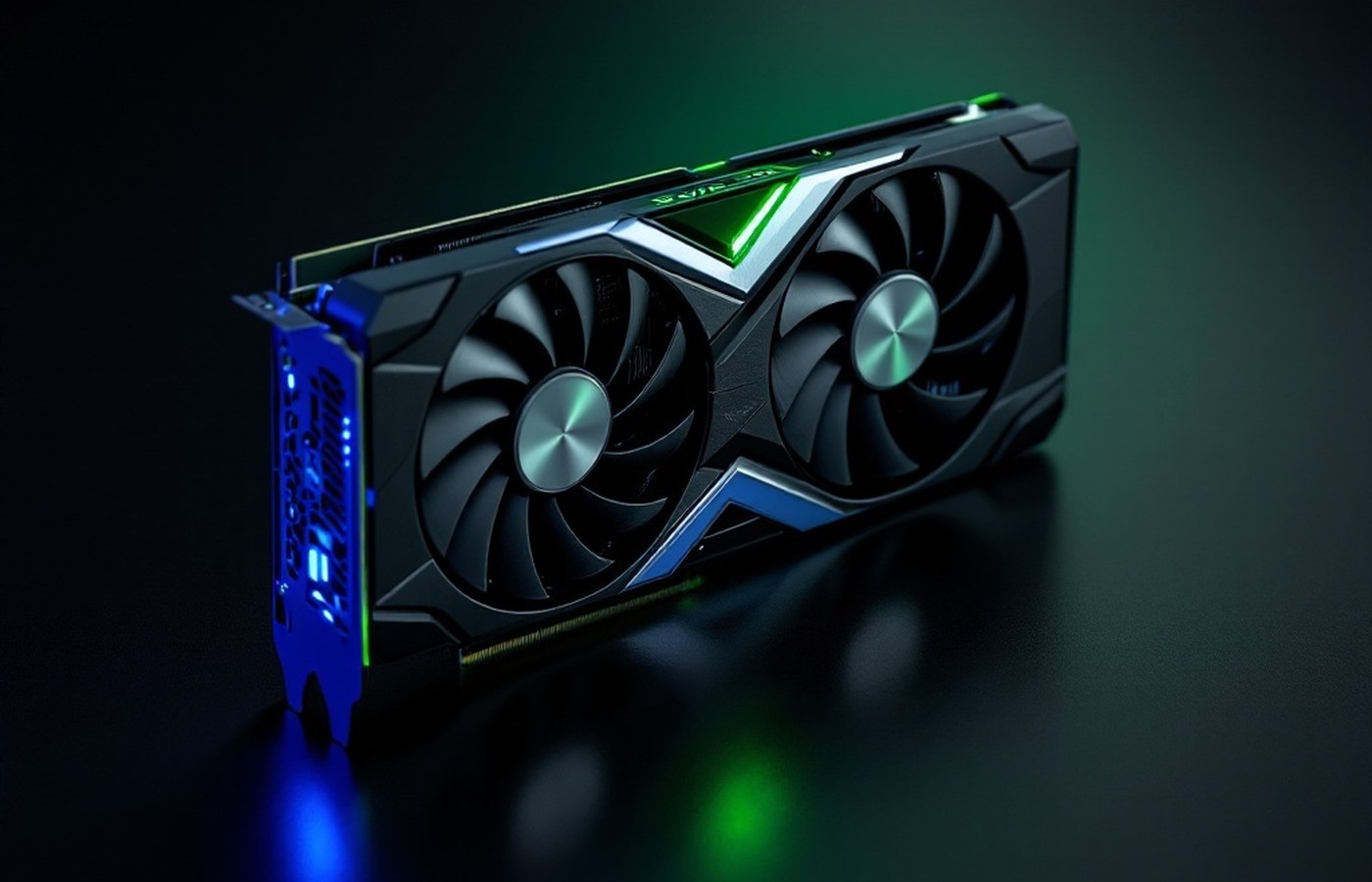 An NVIDIA-based graphics card of the kind EVGA Precision X targets