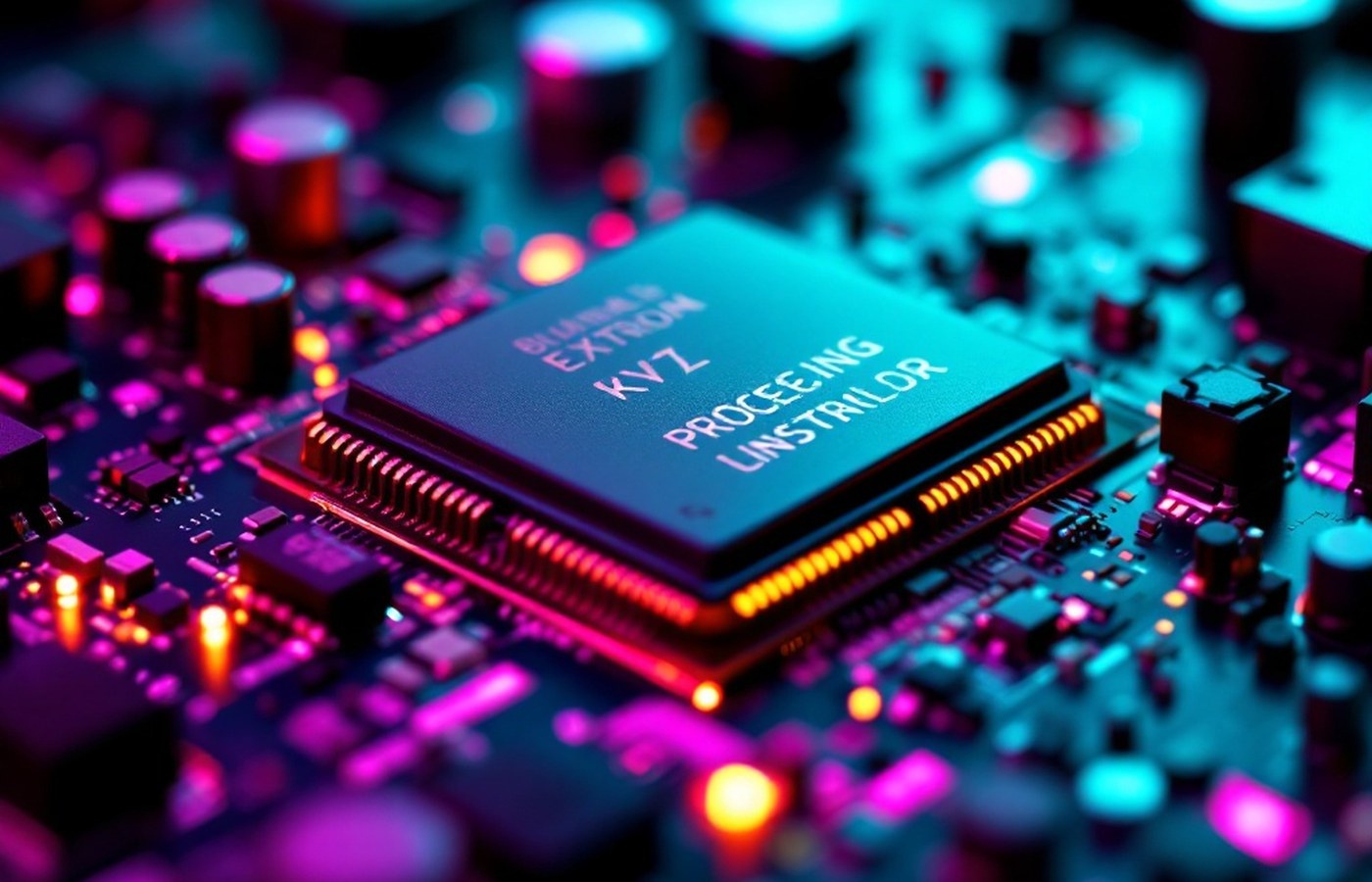 A processor between cool and hot states